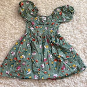 Sanrio Green Hello Kitty and Friends Kids/Girls Dress
